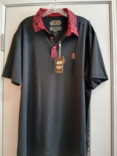 New STAR WARS RSVLTS BRKFST Balls Polo Mens Size X Large New With Tags