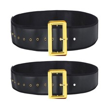 Christmas Belt Casual Pirate Belt Xmas Belt with Buckle Santa Claus Belt for