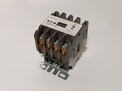 Eaton C25END430 4-pole definite purpose contactor, 30A 30FLA Series A1 as shown