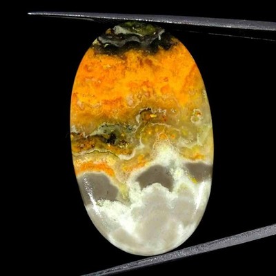 44,60 Ct Natürlicher Bumble Bee Jasper Ovaler Cabochon Losem Edelstein