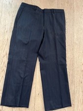Authentic VALENTINO men 100% wool pants pockets zipper size IT 54 Made in Italy