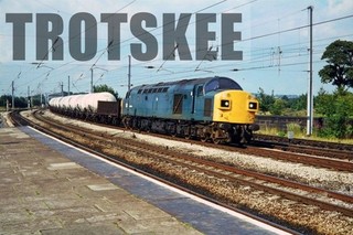 35mm Slide BR British Railways Diesel Loco Class 40 40144 Lancaster 1979 Orig