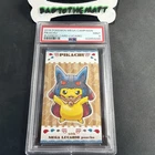 2016 PSA 9 Poncho Pikachu Mega Lucario Promo Business Card Pokemon Card Japanese
