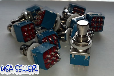 TRUE BYPASS SWITCH 3PDT x QT= (1)  ROHS ~ US SELLER!!!!!!  FAST USA SHIPPING