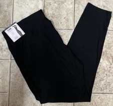 NWT Womens Black Sueded No Boundaries High Rise Ankle Legging Pants Size XXXL 21