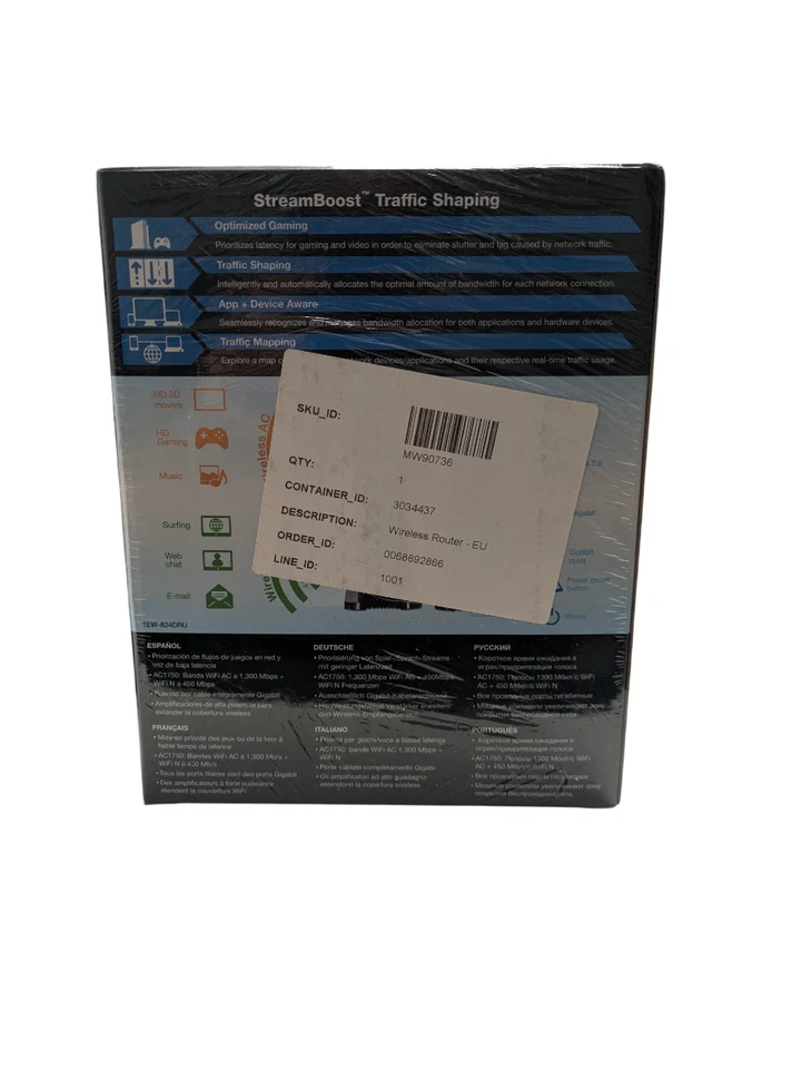 TRENDnet AC1750 TEW-812DRU Dual Band 1300Mbps AC + 450Mbps N Wireless Router - Image 2 of 2