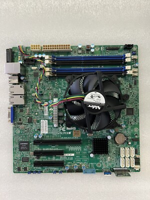 Supermicro X10SLH-F Sever Motherboard W/ E3-1275V3 CPU