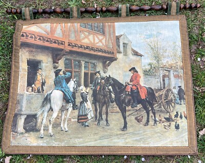Wunderschöne Wandbild Auf Stoff, ''Jean Louis Ernest Meissonier Reproduktion