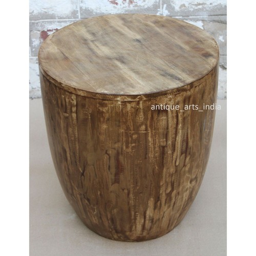 Alta Calidad Diseño Moderno Redondo de Madera Mesa Centro Hogar Muebles India - Imagen 3 de 7