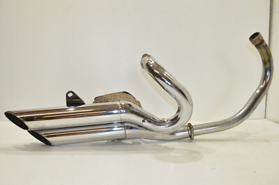 YAMAHA VIRAGO XV 535 2YL-14711 AUSPUFF AUSPUFFANAGE SCHALLDÄMPFER EXHAUST SYSTEM