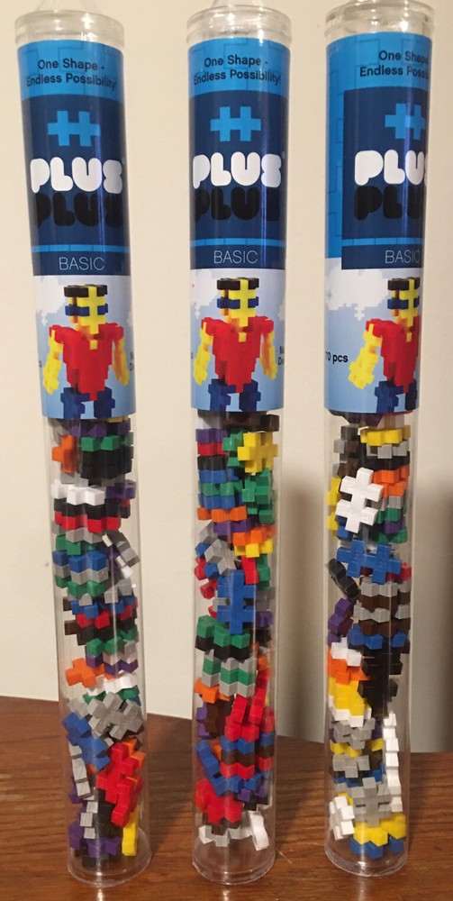 X3 - Plus-Plus Tubes 70 pieces (04112) - Building Set by Plus-Plus~BASIC Mix