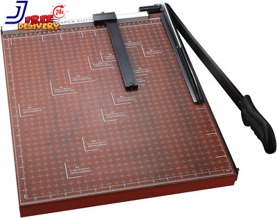 Paper Cutter Heavy Duty 18'' Cut Length Professional Large Paper Cutter 12 Sheet