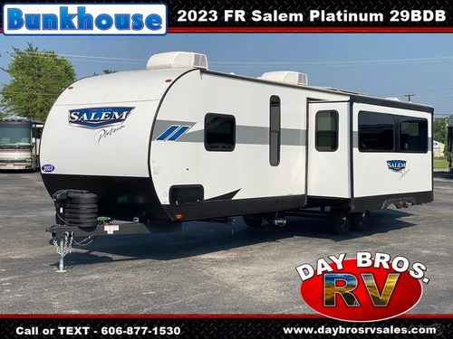 23 Forest River Salem 29BDB Platinum Travel Trailer Towable RV Camper Bunks