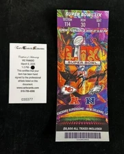 Vic Fangio Signed Autographed Replica Super Bowl 59 Ticket Philadelphia Eagles