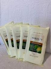 Yardley Disposable Washcloths- Enriched with Aloe Vera 5 Packs Total 90 Wipes