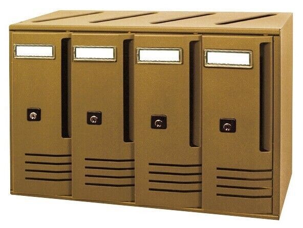 ALUBOX CASSETTA CUBO A 4 POSTI BRONZO ART.C4 ALUBOX PZ 1