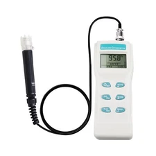 Dissolved Oxygen Meter DO Temperature Tester Water Quality Monitor with Oxyge...