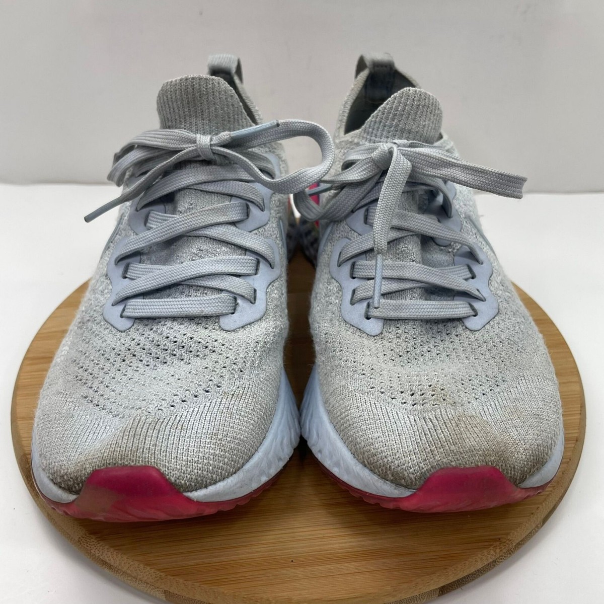 Nike Womens Epic React Flyknit 2 BQ8927-453 Gray Low Top Nike Womens Epic React Flyknit 2 BQ8927-453 Gray Low Top