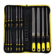16Pcs File Set Files For Metal Glass Jewelry Wood Carving Tool with Clean Brush
