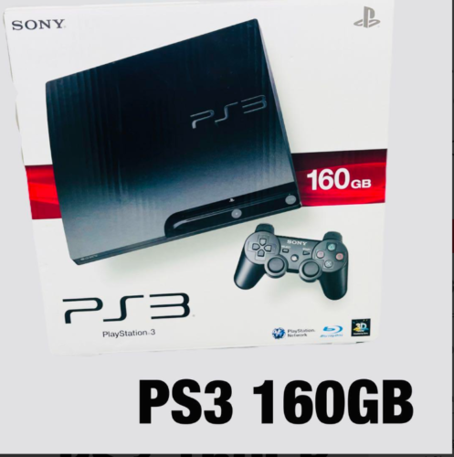 SONY PS3 CECH-3000A PlayStation 3 Charcoal Black 160GB Konsola Japonia MARKA Używana - Zdjęcie 1 z 9
