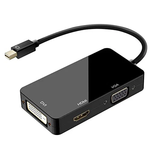 Thunderbolt Mini Display Port DP To HDMI DVI VGA Adapter for Macbook Pro Air 4K - Image 3 of 3