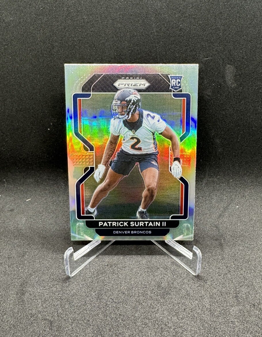 2021 Panini Prizm Patrick Surtain Silver Rookie #374 Denver Broncos