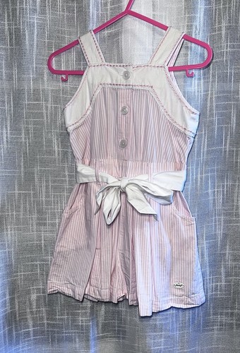 Designers at Debenhams Junior j Pink White Pink Stripe shorts playsuit 18-24 Mon