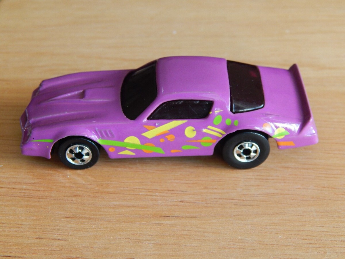 Hot Wheels 1982 Purple Camaro Z-28 Diecast Decals Confetti Loose