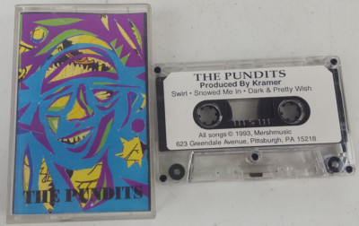 The Pundits Alt. Rock Pittsburgh PA Swirl EP 1993 Cassette Tape Complete