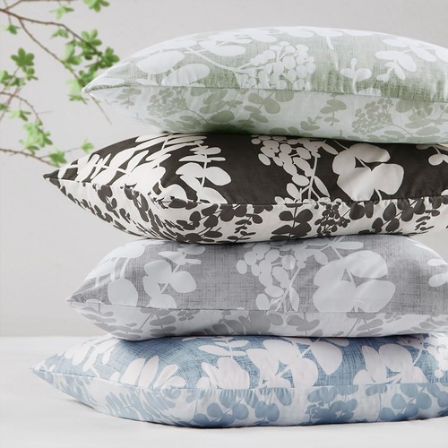 Modern Floral Print Reversible Twin XL Full Queen King Comforter Set All Season - Picture 26 of 26