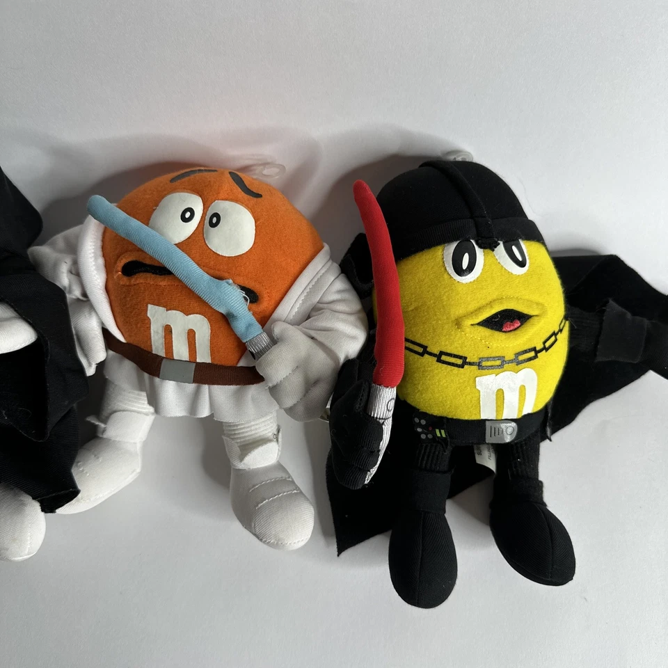 Lote de 3 - M&M's World Star Wars Orange Emperor Palpatine Vader Luke Skywalker - Imagem 3 de 4