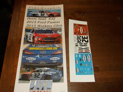 Boris Said #32 2015 GENESEE Ford Fusion 1/64th scale decals LoboGraphix