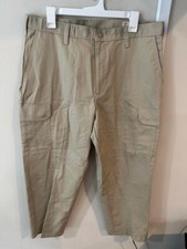 Men's Cintas Comfort Flex Cargo Work Uniform Pants Size 34x29