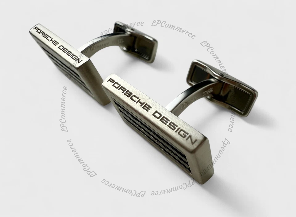 Cufflinks Porsche Design P3400 Cufflink Grille Titanium Black twins 996 993 t... - Image 4 of 4