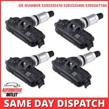 4X TPMS Reifendruck Sensor 433MHZ für Hyundai IX35 Kia Sportage Sl 529332S410