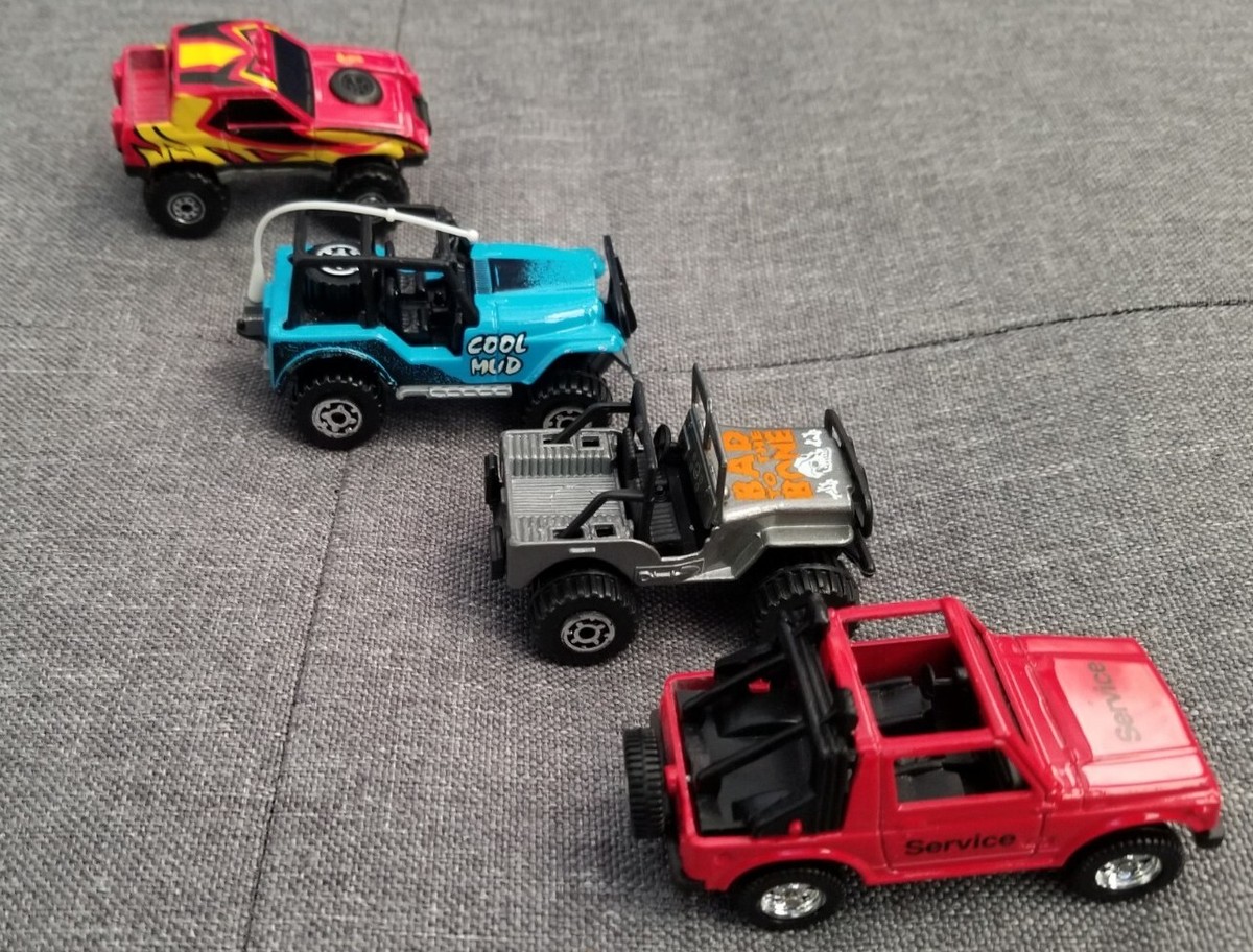 Maisto Suzuki Sj Samurai Matchbox 4X4 CJ7 Jeep 1/64 Lot 4 Toys