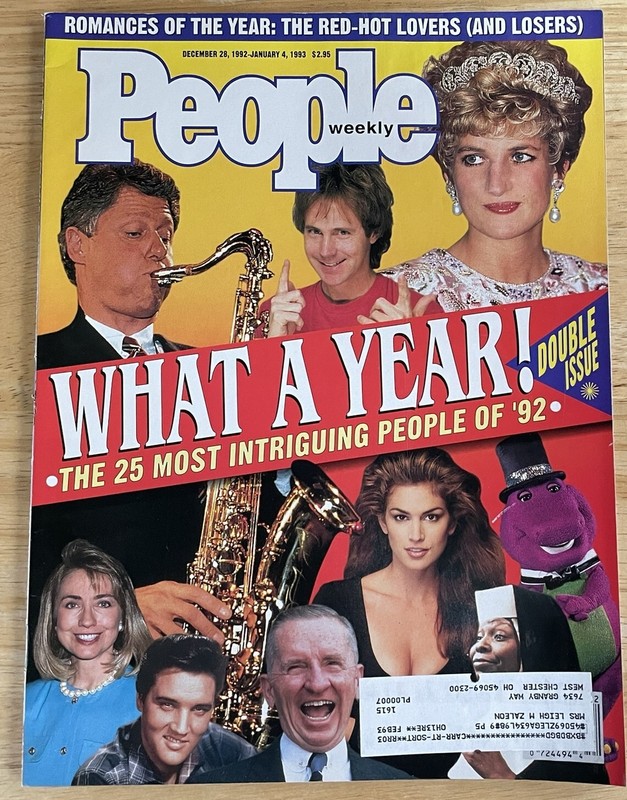 People Weekly - Dec 28, 1992-Jan 4, 1993 -What a Year! 25 Most Intriguing People