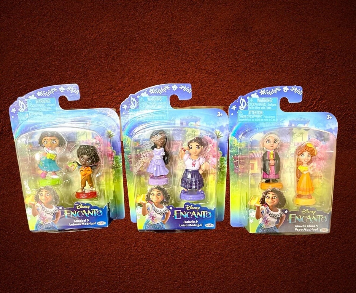 Disney ENCANTO Movie 2 PACK MINI Figures Full Set Lot Of 3 New