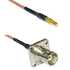 RG316 SSMB Male to BNC Flange Female RF Cable Rapid-SHIP LOT