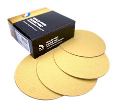 6inch Hook  Loop USC GOLD Sandpaper 40-800 Grit 25/BOX