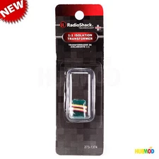 Radio Shack Audio Isolation Transformer 1:1 Coil Turns Ratio 273-1374 NEW