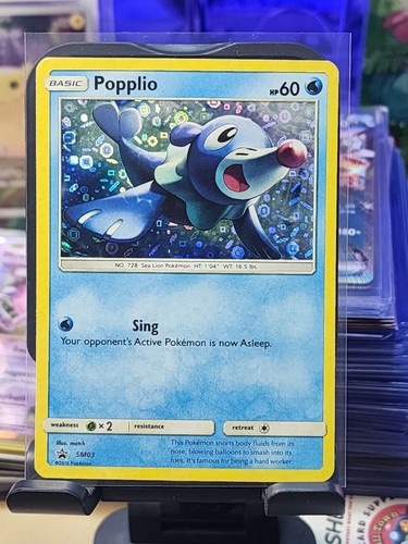 Popplio SM03 Promo Holo Pokemon TCG NM-LP