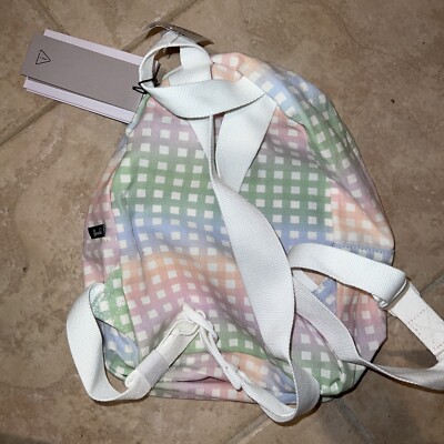 HERSCHEL SUPPLY COMPANY CLASSIC WOMENS MINI BACKPACK PASTEL CHECKERED DESIGN NWT Herschel Classic Mini 9L Backpack Pastel Plaid One Size  main image 2