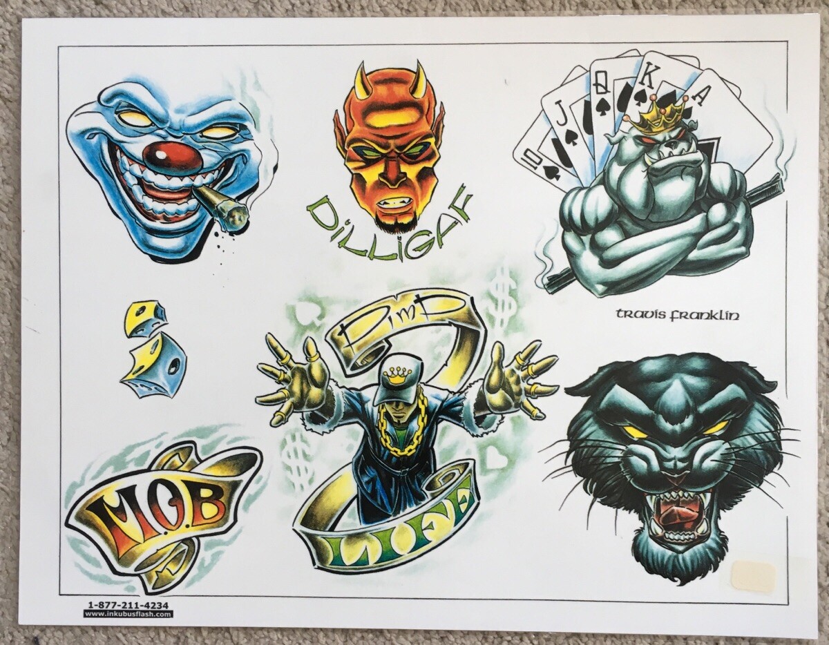 SOFTMACHINE　TATTOO FLASH　3枚セット SOFTMACHINE TATTOO FLASH 3枚セット SOFTMACHINE TATTOO FLASH