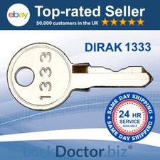 DIRAK 1333 Replacement Key For EMKA Utility Camlocks | FREE SHIPPING (RM48)