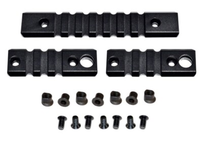 Aluminum 3 Rails Keymod Picatinny/Weaver Accessory Rail Combo