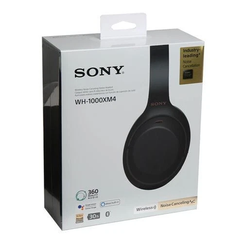 Sony WH-1000XM4 Bluetooth Headphones - Black (New, Sealed