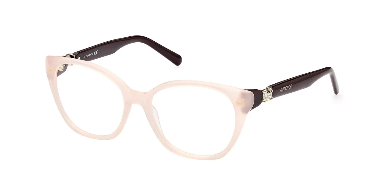 Оправа для очков Swarovski SK5432 072 Rose Clear Purple Temple Square 53-16-145 27890₽