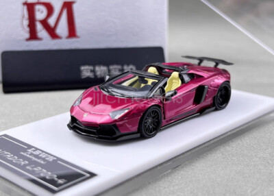 RM 1:64 Scale Purple Aventador LP700-4 LBWK Sports Model Diecast