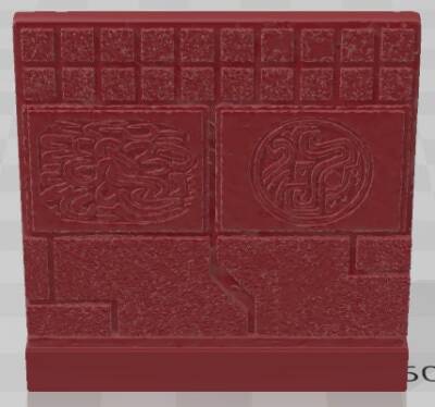 Normal Walls Set 1 - Aztlan Clip On - Pathfinder - Dungeons & Dragons -RPG- Tabl